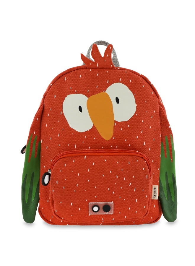 Trixie Backpack Regular - 12 Inch/30.5 cm - Mr. Parrot - Image 1